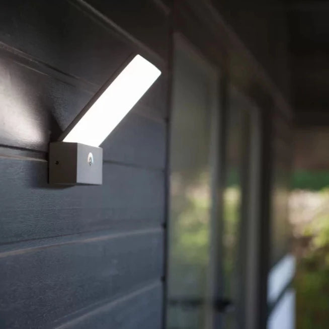 Pano Integrated LED Wall Light With Adjustable Cct - Dark Grey Wall Lights Lutec