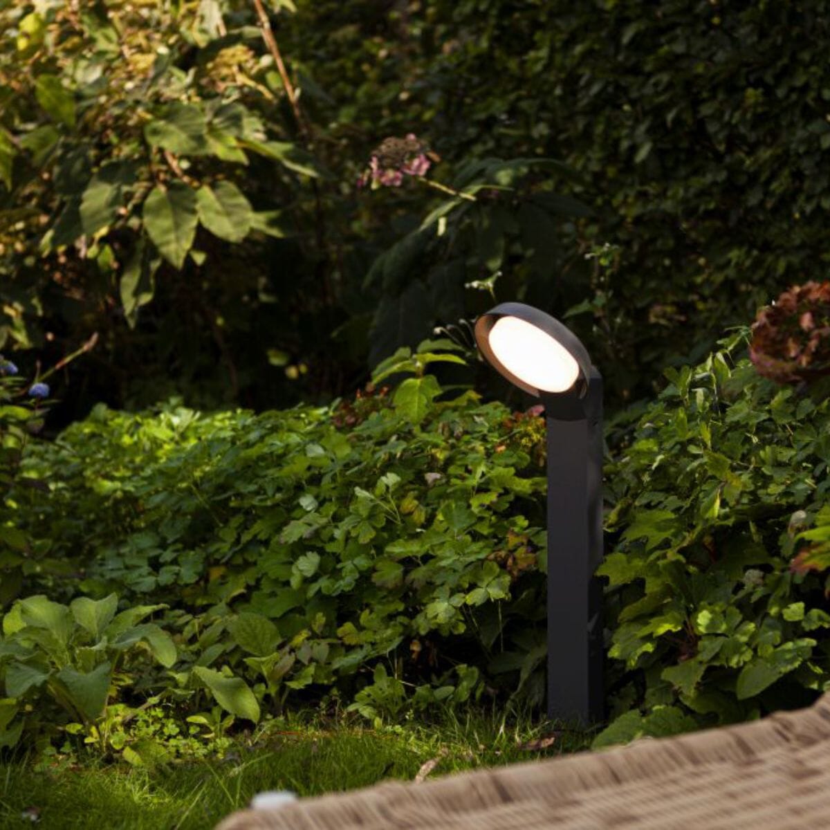 Polo Integrated LED Bollard Light - Dark Grey Bollard Lights Lutec
