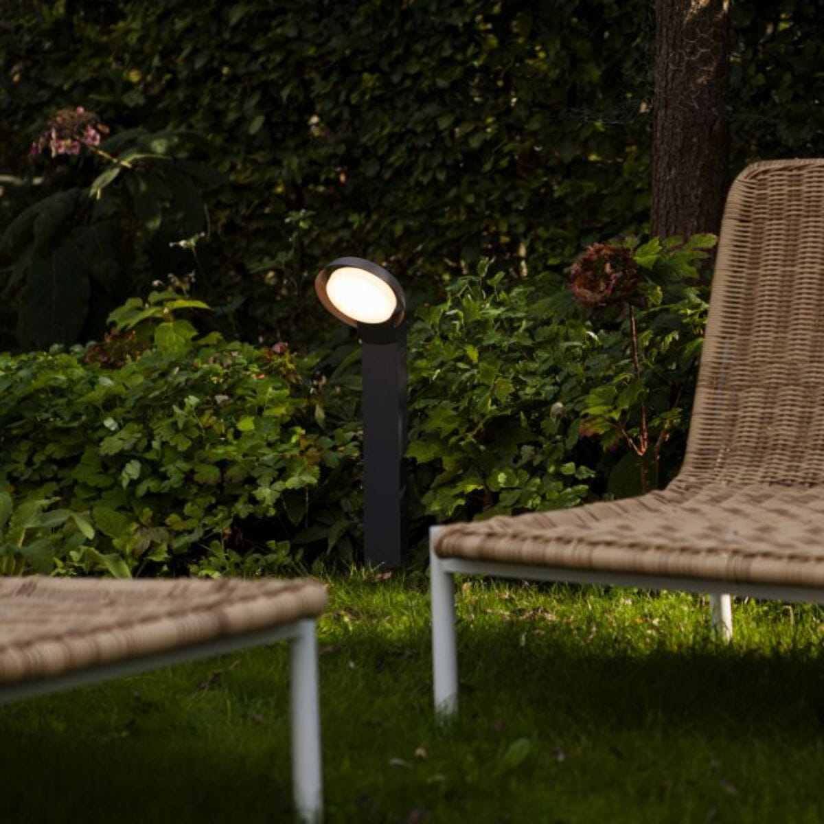 Polo Integrated LED Bollard Light - Dark Grey Bollard Lights Lutec