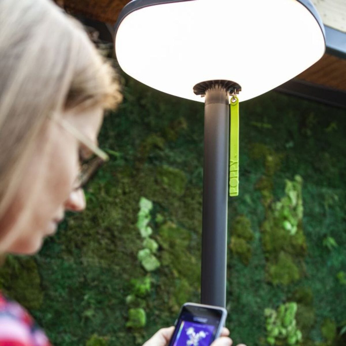 Poppy Solar Portable Post - Dark Grey Solar Lights Lutec