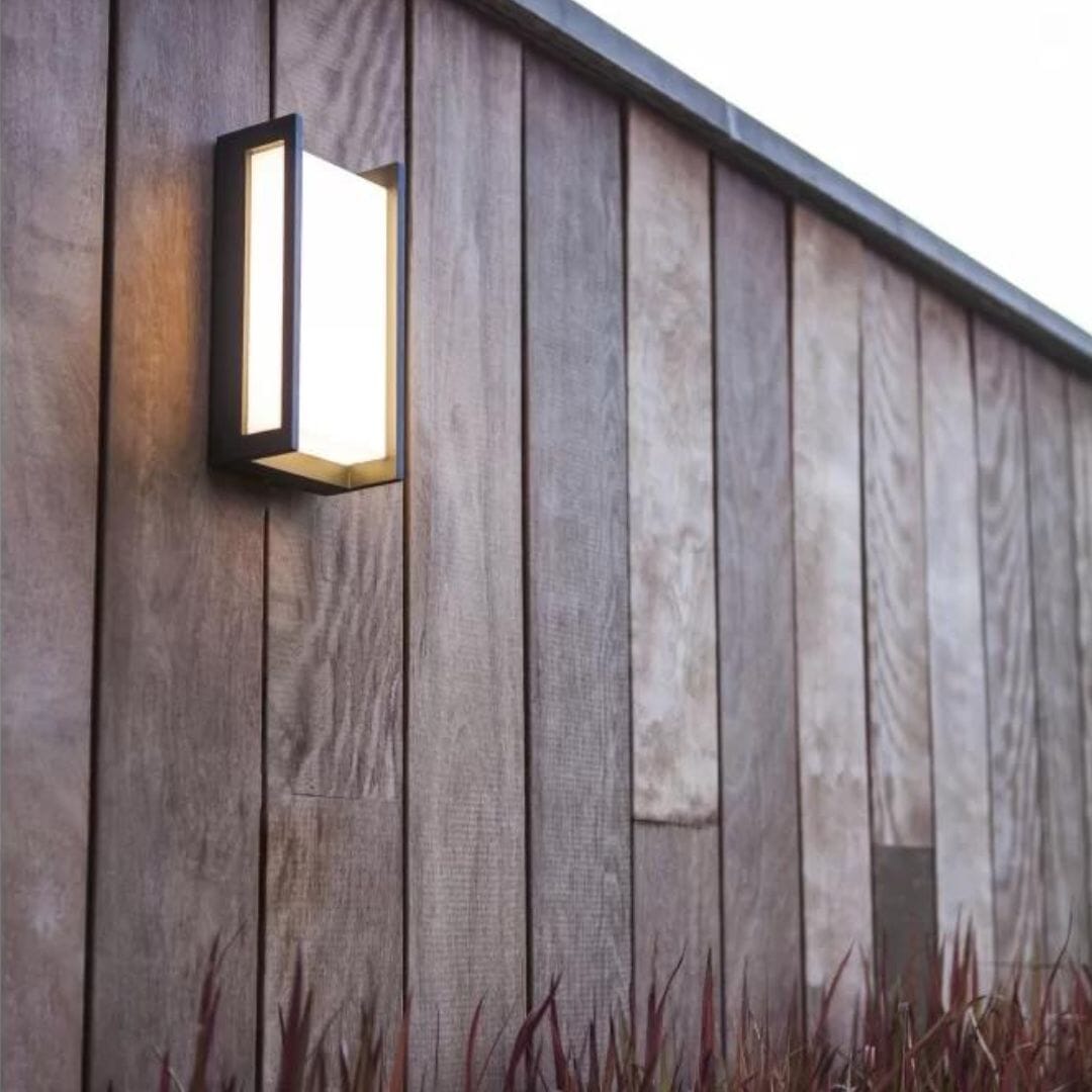 Qubo Integrated LED Wall Light - Dark Grey Wall Lights Lutec