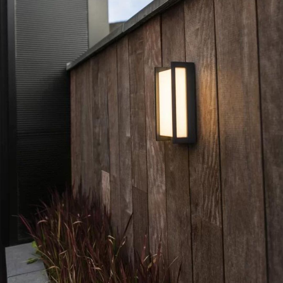 Qubo Integrated LED Wall Light - Dark Grey Wall Lights Lutec