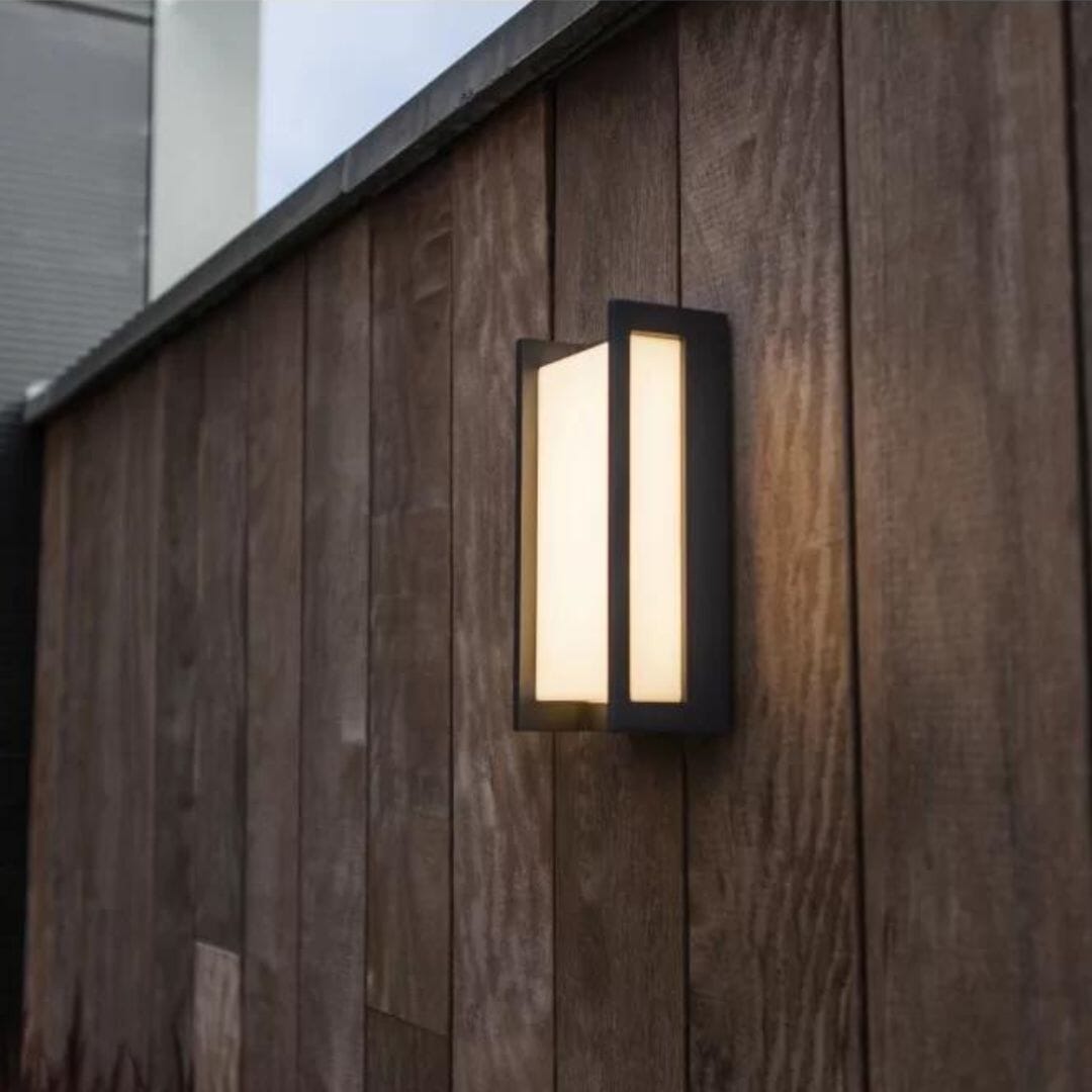 Qubo Integrated LED Wall Light - Dark Grey Wall Lights Lutec