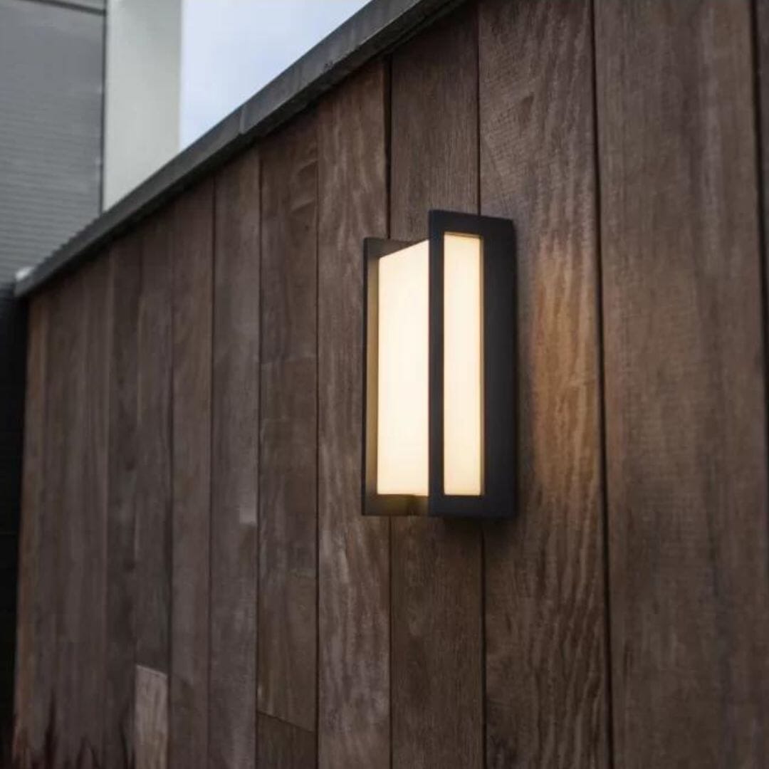 Qubo Integrated LED Wall Light - Dark Grey Wall Lights Lutec