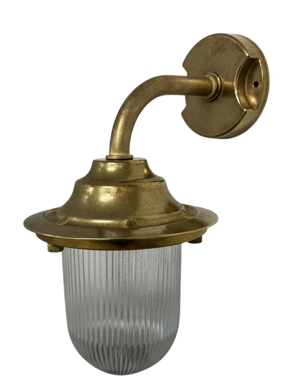 Quinn Wall Lantern (Raw Brass) Lantern Lights Navigator