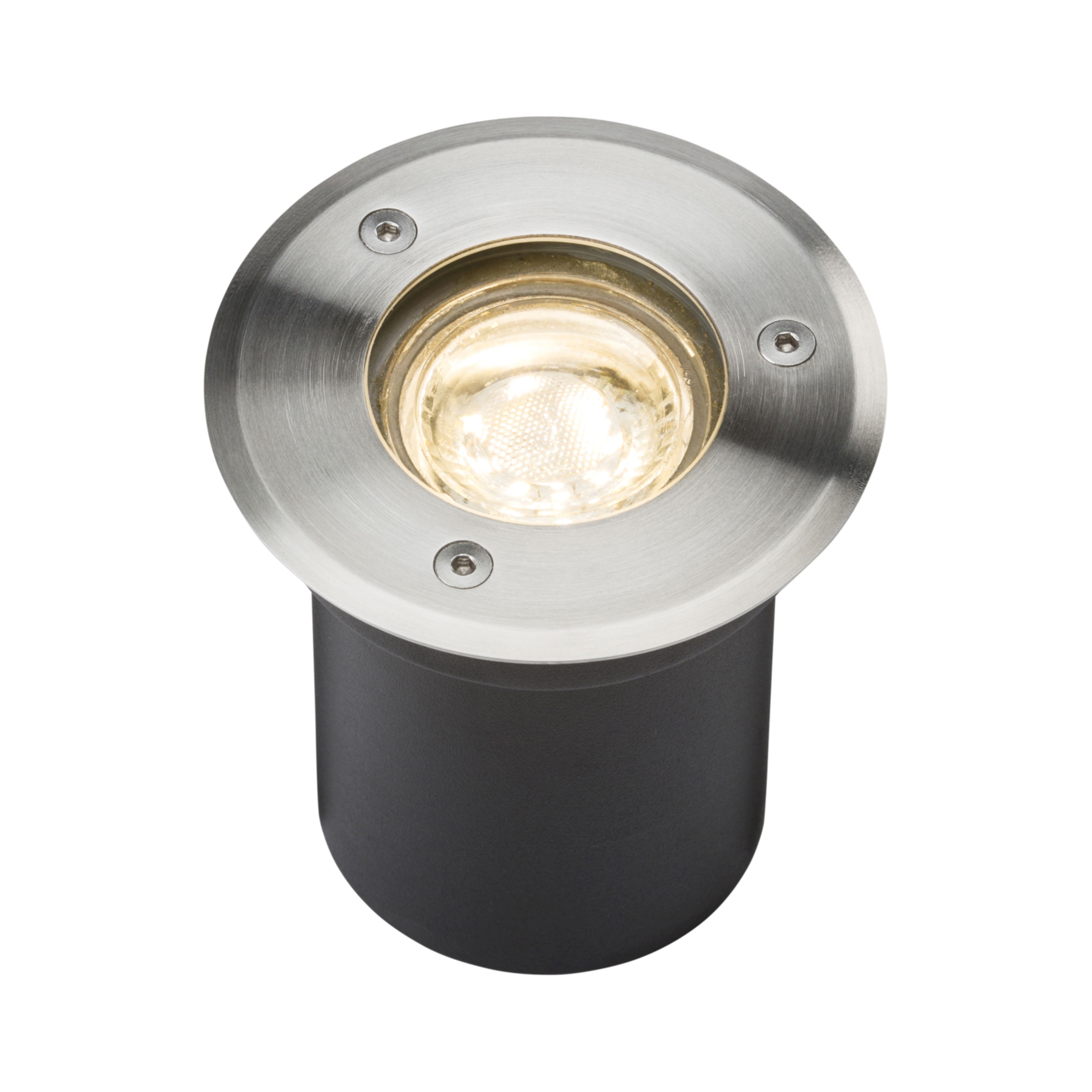 Recessed Ground Light 3000K - Stainless Steel Ground Lights Knightsbridge