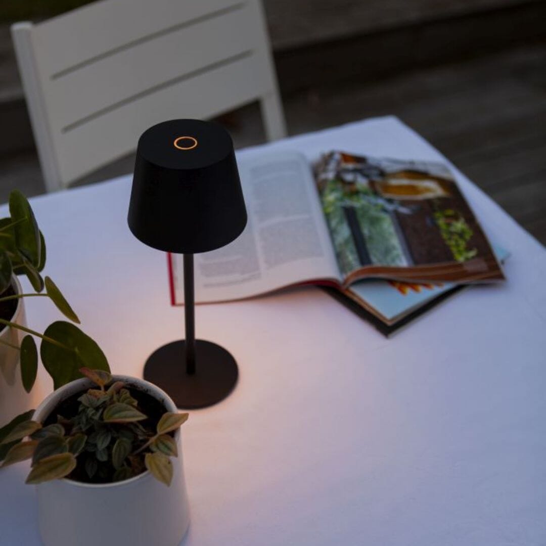 Roble LED Lamp - Matt Black Portable Lights Lutec
