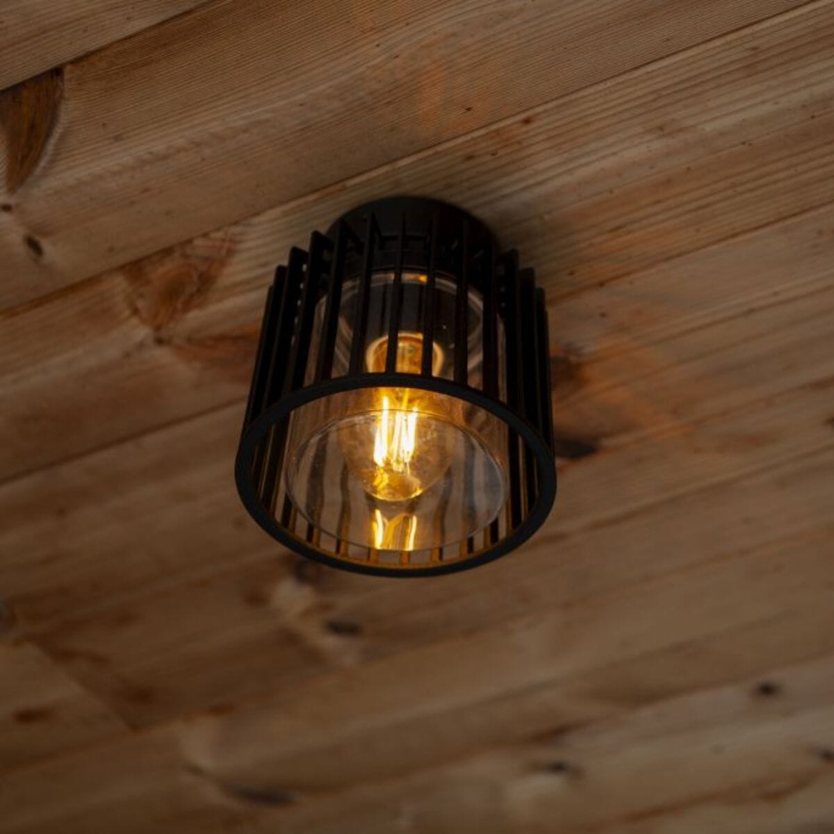 Shyne Ceiling Light - Matt Black Ceiling Lights Lutec