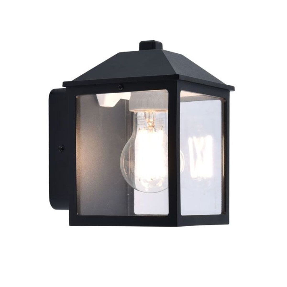 Spire Wall Lamp - Matt Black Wall Lights Lutec