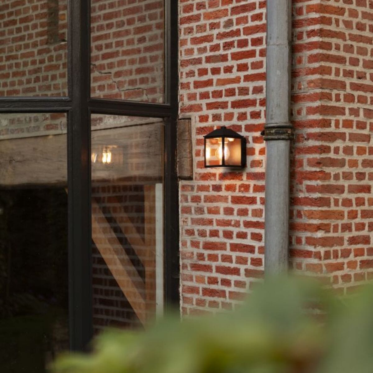 Spire Wall Lamp - Matt Black Wall Lights Lutec