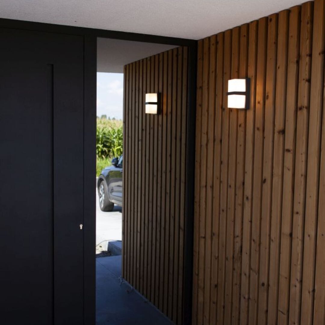 Stela Wall Light - Dark Grey Wall Lights Lutec