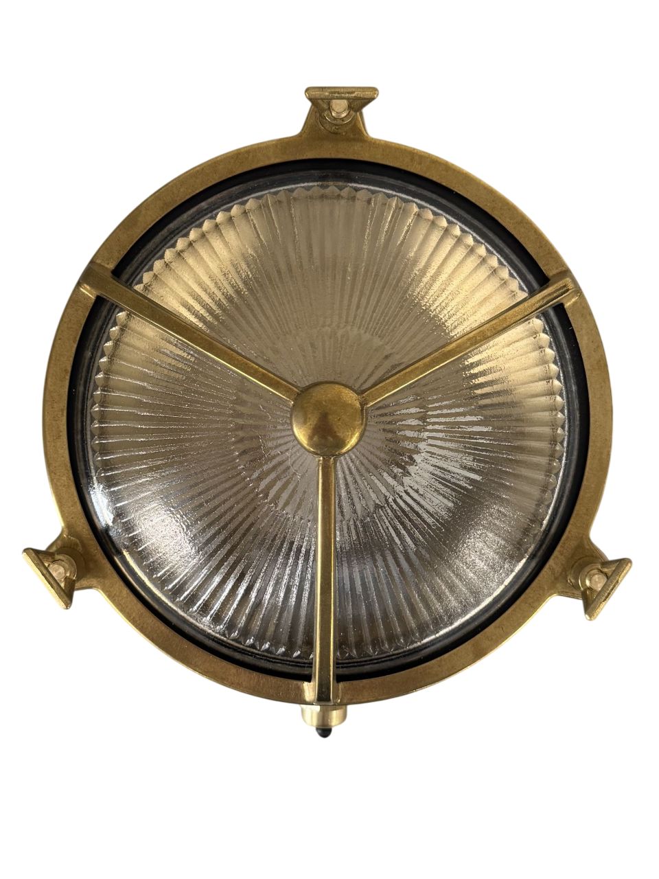 Trident Bulkhead (Raw Brass) Wall Lights Navigator
