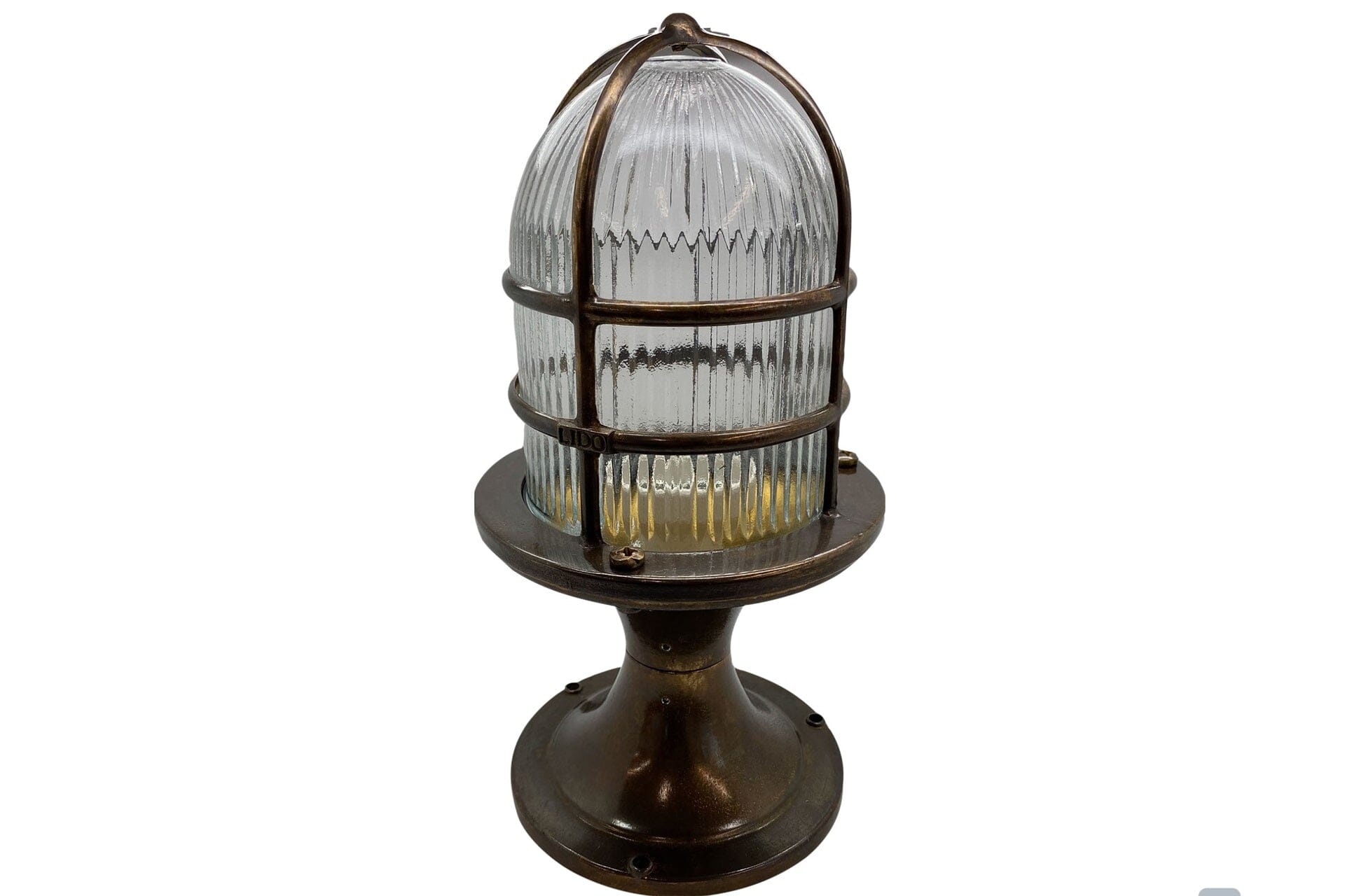 Wellington Grand Post Lantern (Antique Brass) Lantern Lights Navigator