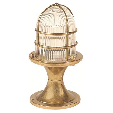 Wellington Grand Post Lantern (Raw Brass) Lantern Lights Navigator