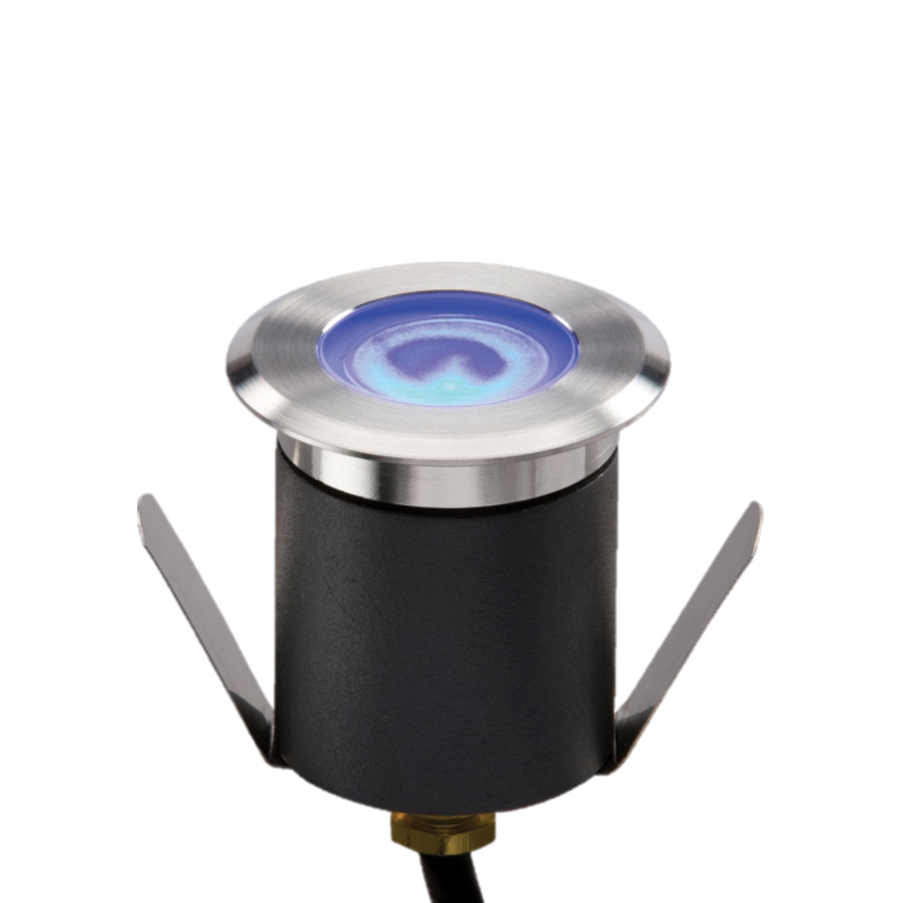 1.5W High Output LED Blue Mini Ground Light - Stainless Steel Ground Lights Knightsbridge