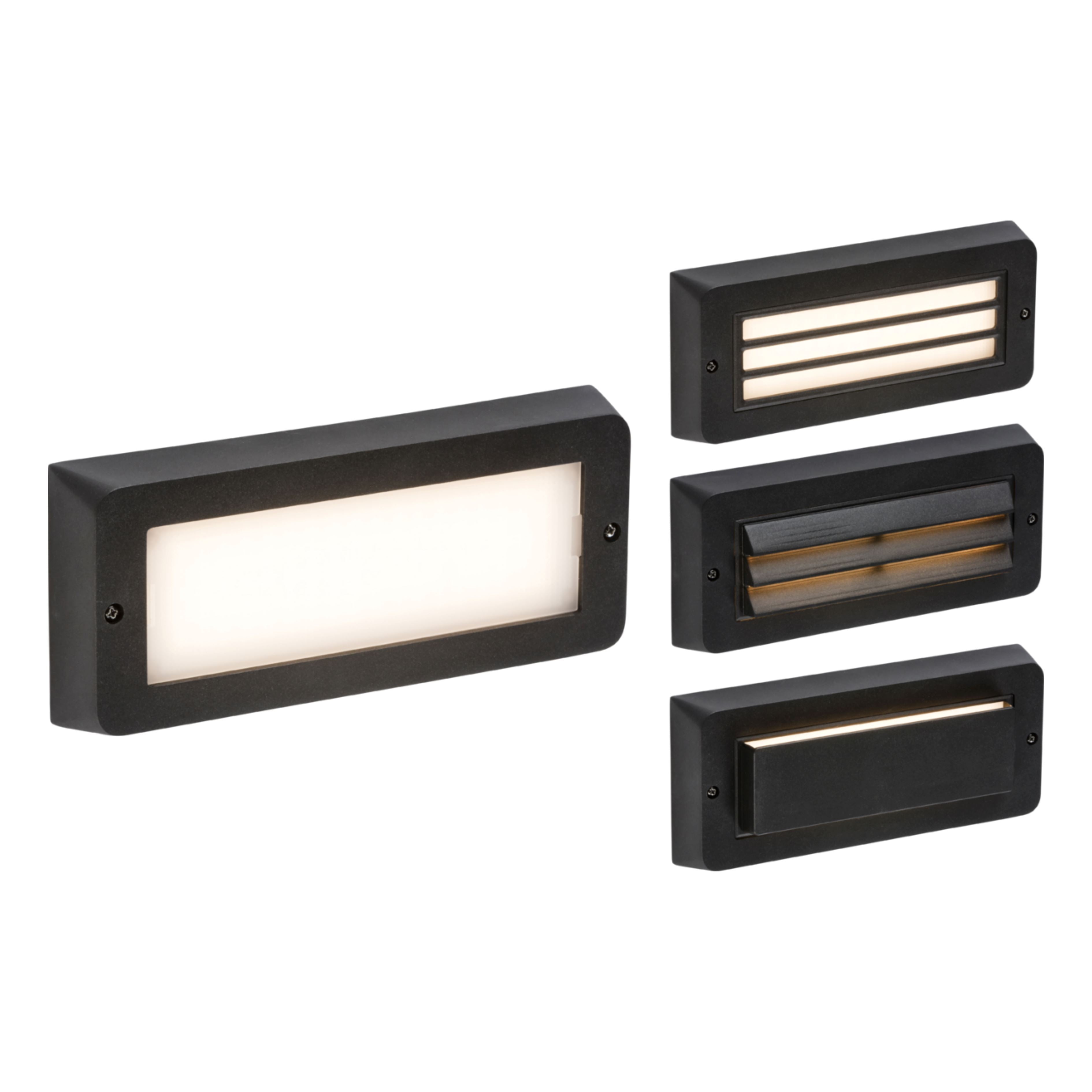 Adjustable Surface Mount Brick Light - Black Wall Lights Knightsbridge