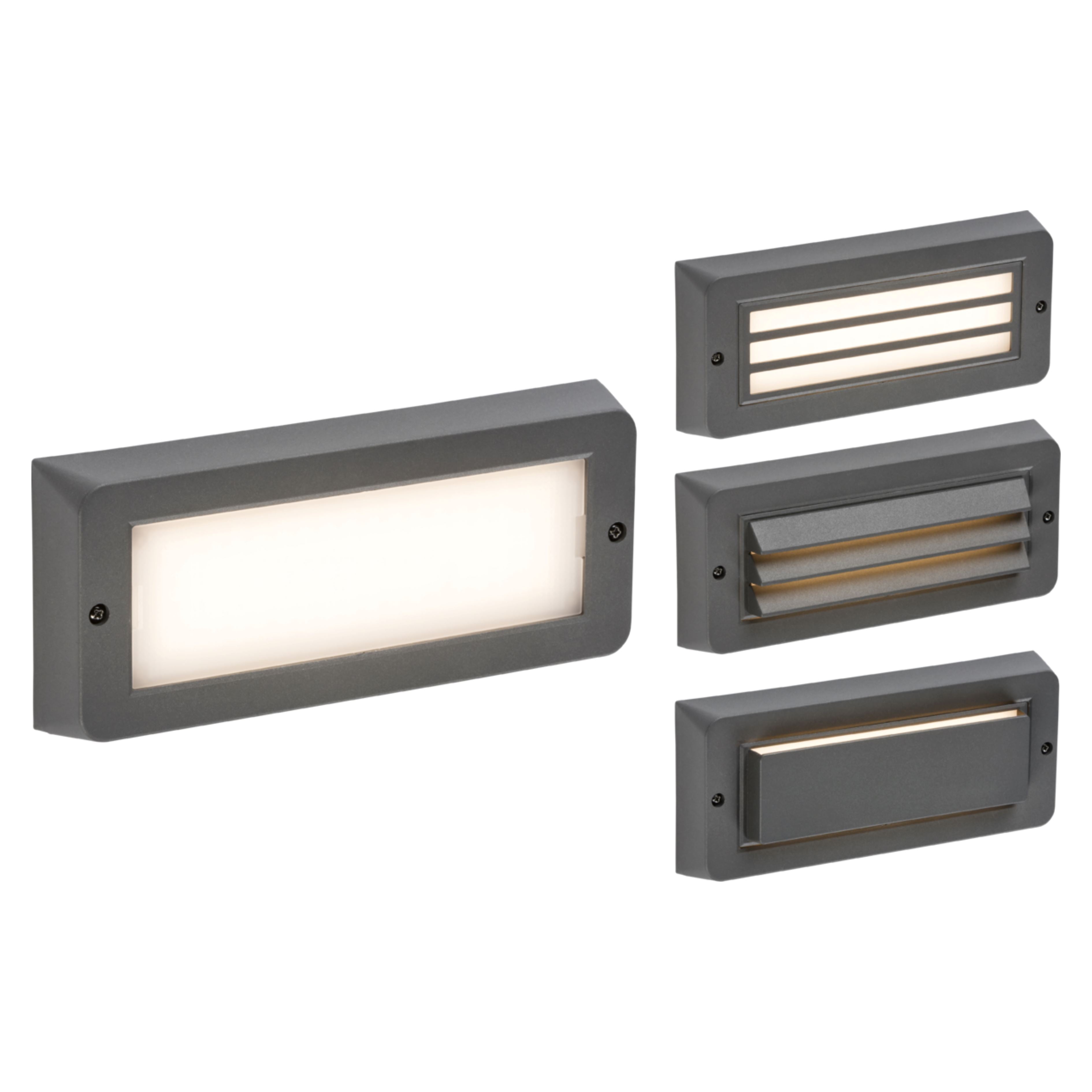 Adjustable Surface Mount Brick Light - Grey Wall Lights Knightsbridge