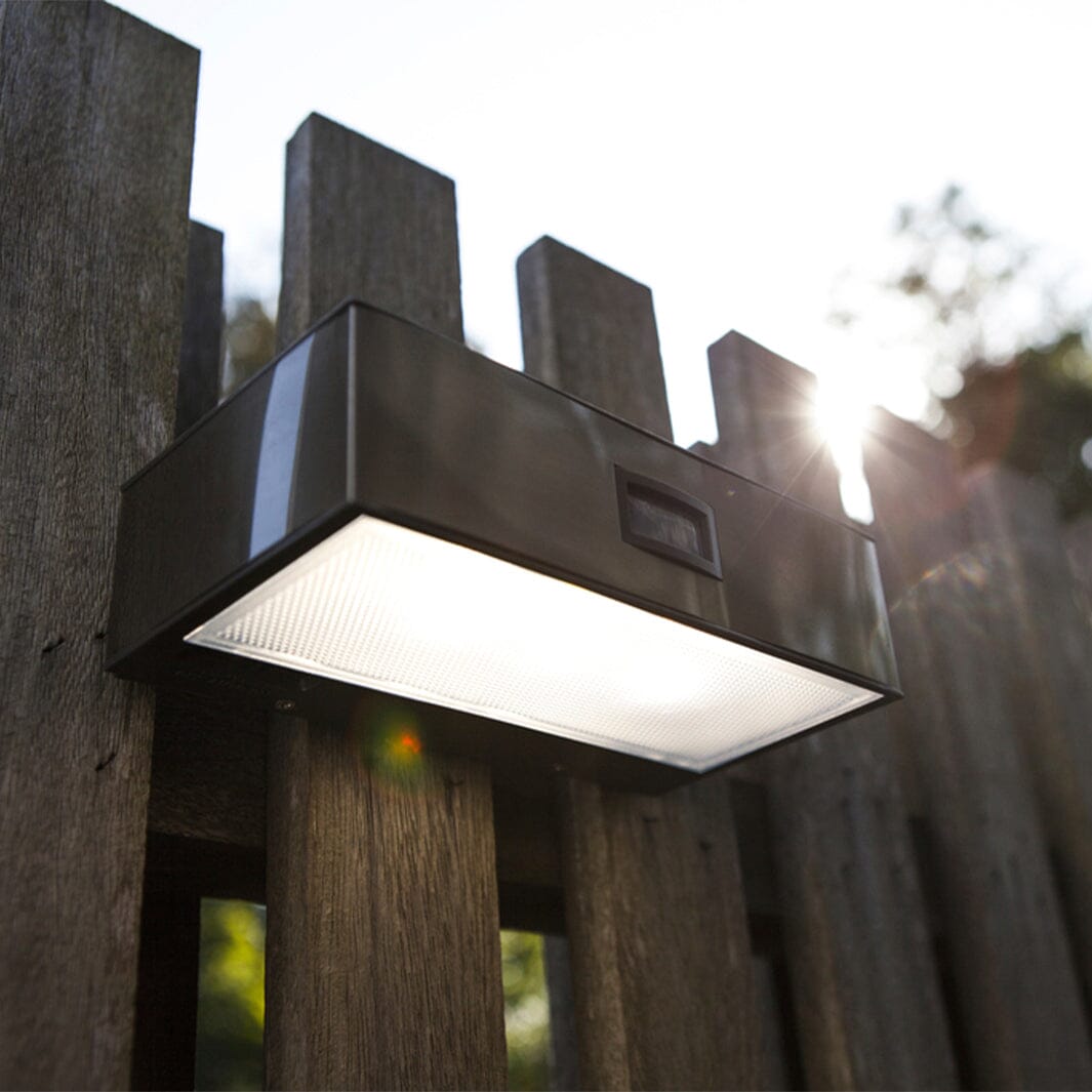 Brick Solar Wall Light with Motion Sensor Wall Lights Lutec