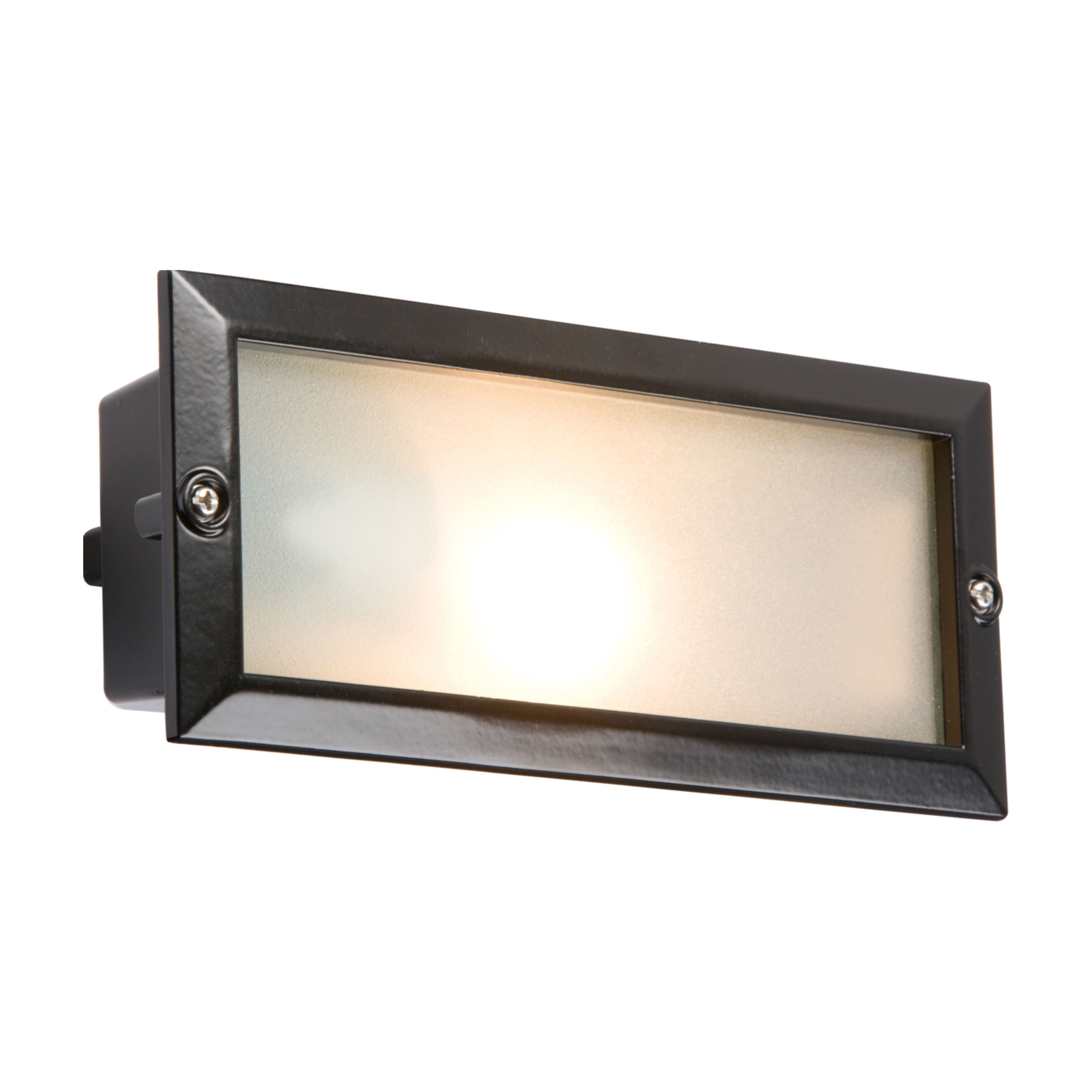 Bricklight Base With Interchangeable Covers - Black Wall Lights Knightsbridge