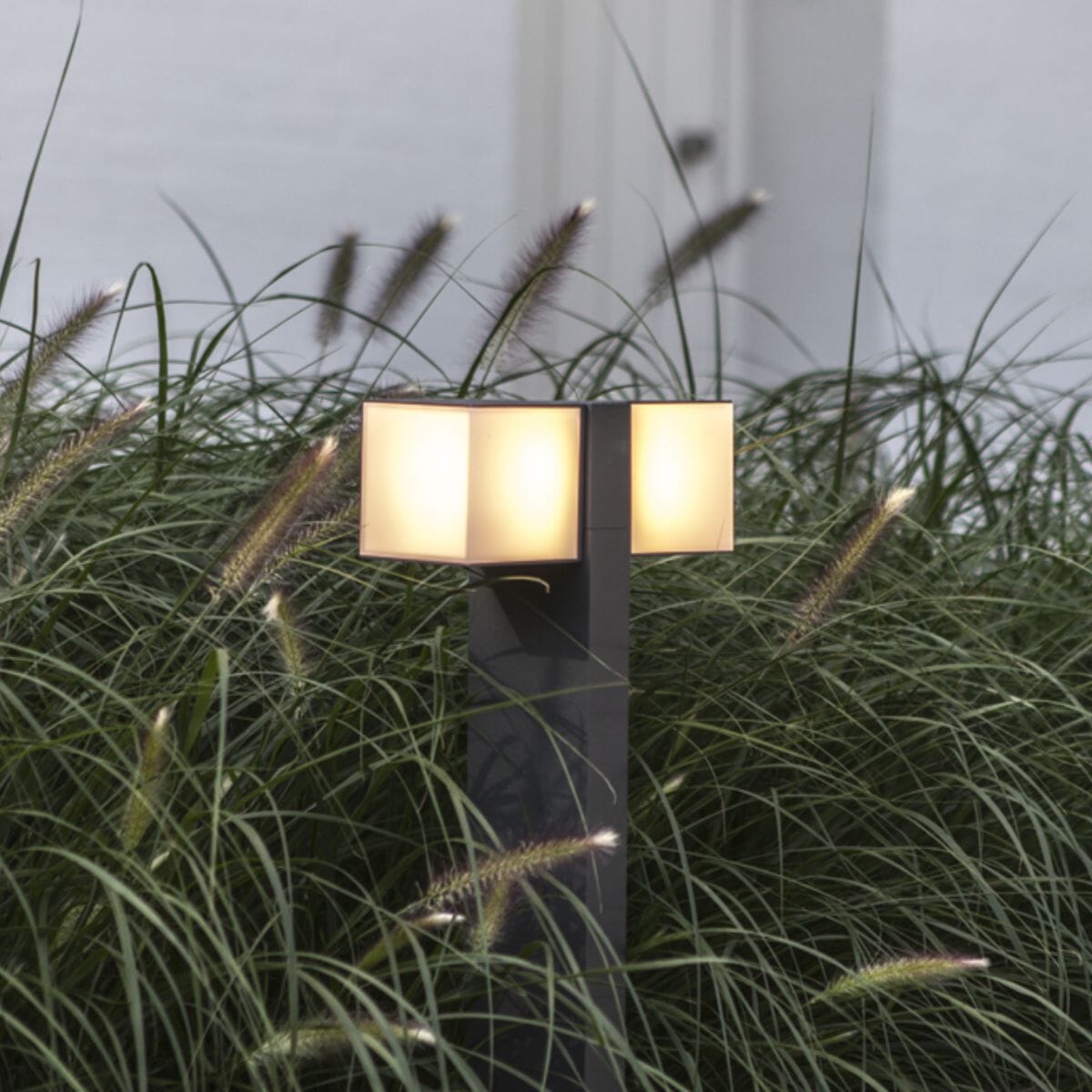 Cuba Bollard Light - Dark Grey Bollard Lights Lutec