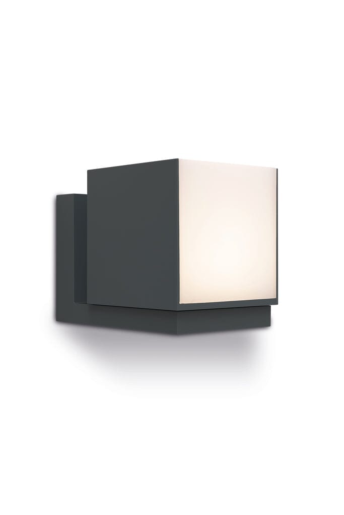 Cuba Integrated LED Wall Light - Matt Black Wall Lights Lutec 