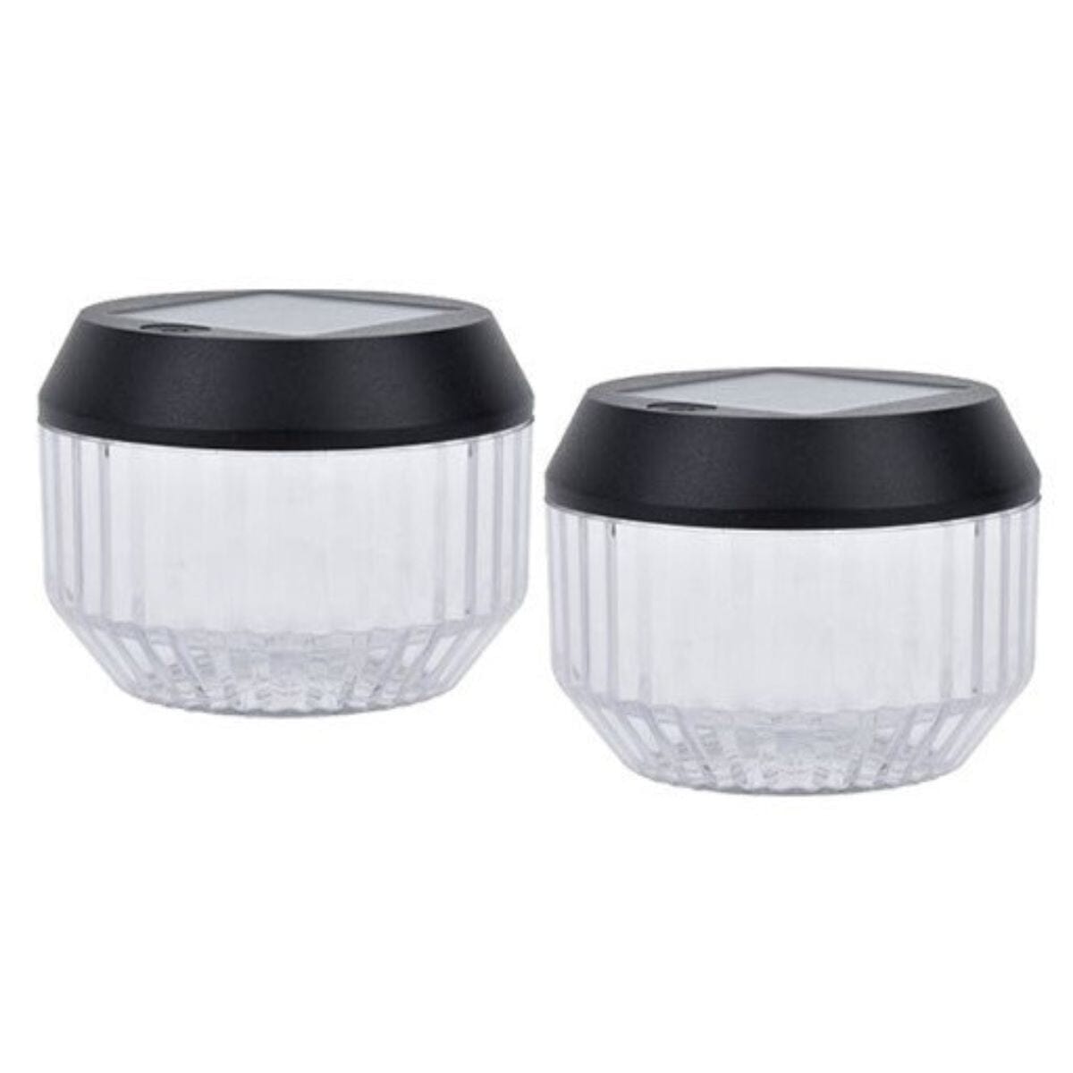 Diva Solar Portable Light Pack Of 2 - Matt Black Portable Lights Lutec