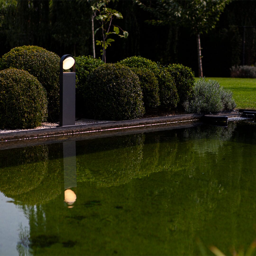 Fele Integrated LED Bollard Light - Dark Grey Bollard Lights Lutec