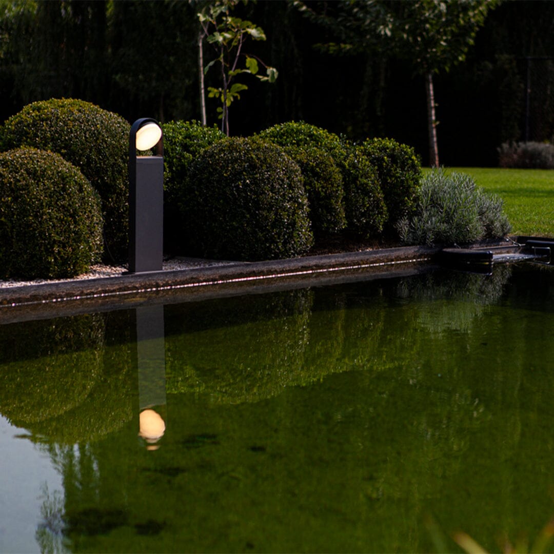 Fele Integrated LED Bollard Light - Dark Grey Bollard Lights Lutec 