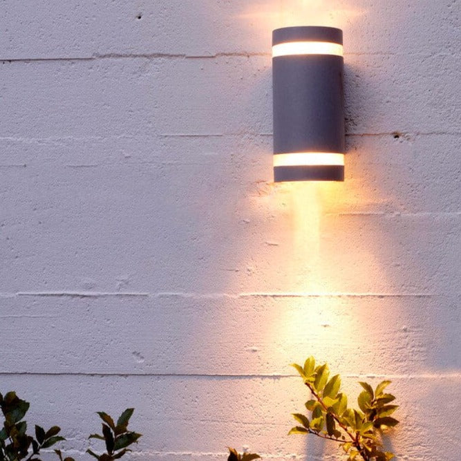 Focus 2 X GU10 Wall Light - Dark Grey Wall Lights Lutec