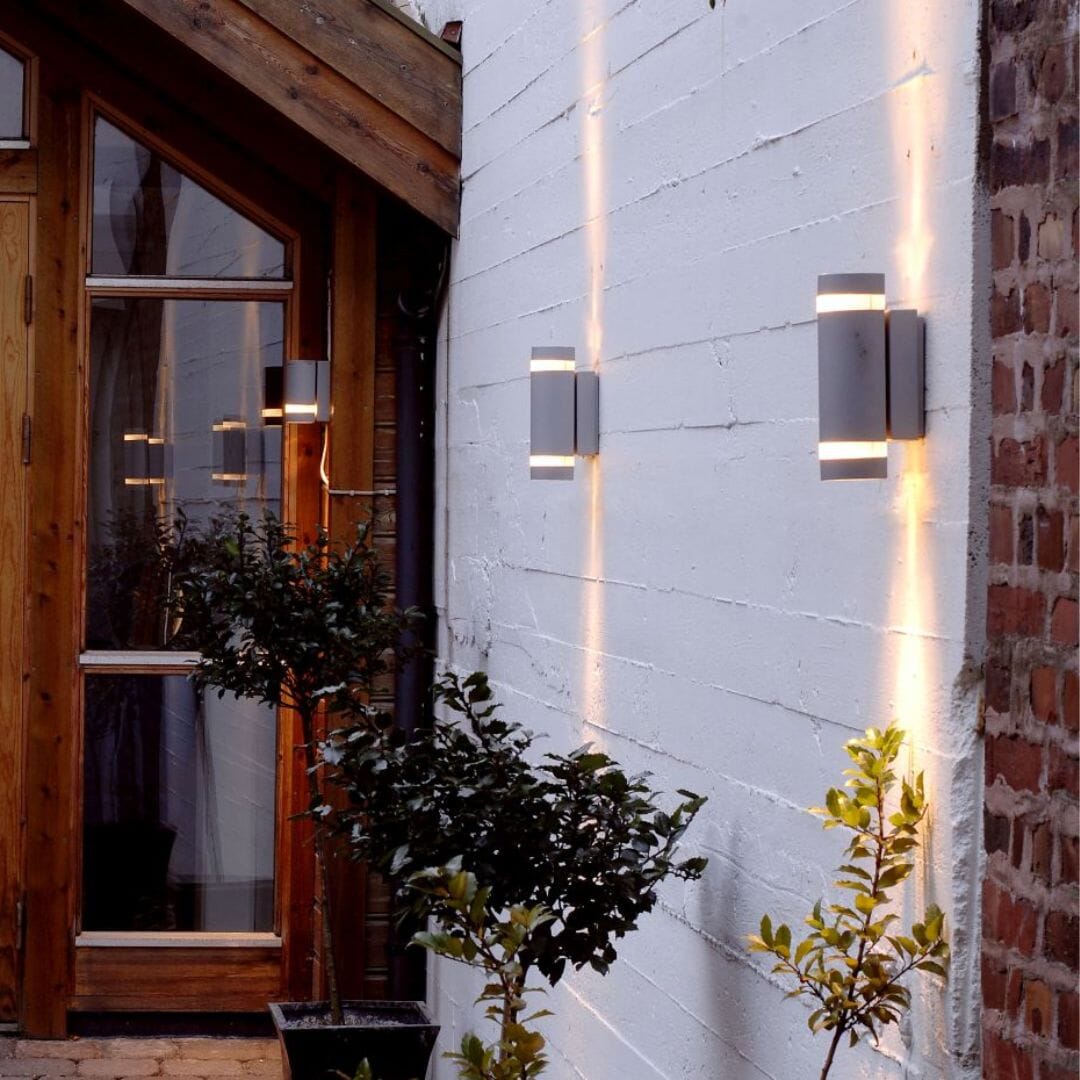 Focus Wall Dusk to Dawn Sensor - Dark Grey Wall Lights Lutec