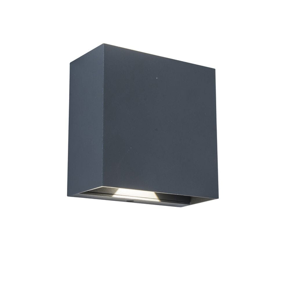 Gemini Beams Integrated LED Wall Light - Dark Grey Wall Lights Lutec 