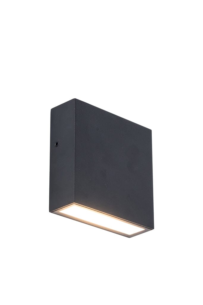 Gemini XF Integrated LED Wall Light - Matt Black Wall Lights Lutec 