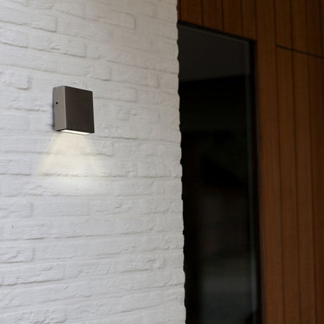 Gemini XF Integrated LED Wall Light - Stainless Steel Wall Lights Lutec 