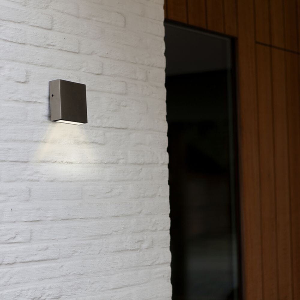 Gemini XF Integrated LED Wall Light - Stainless Steel Wall Lights Lutec