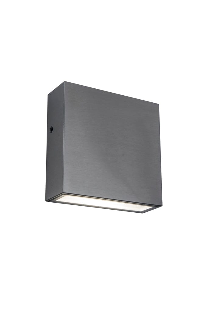 Gemini XF Integrated LED Wall Light - Stainless Steel Wall Lights Lutec 