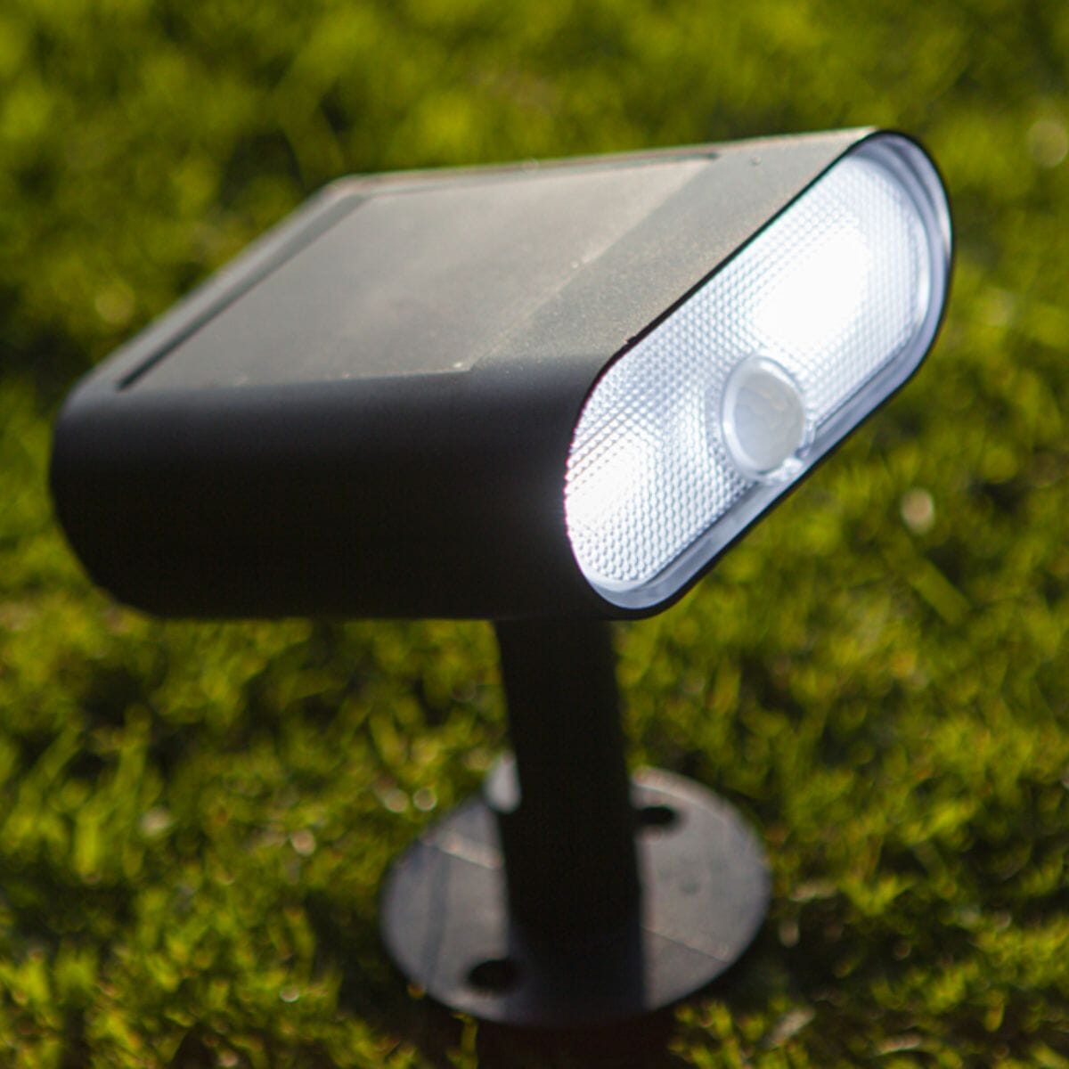 Ginbo Solar Ground Light - Matt Black Ground Lights Lutec
