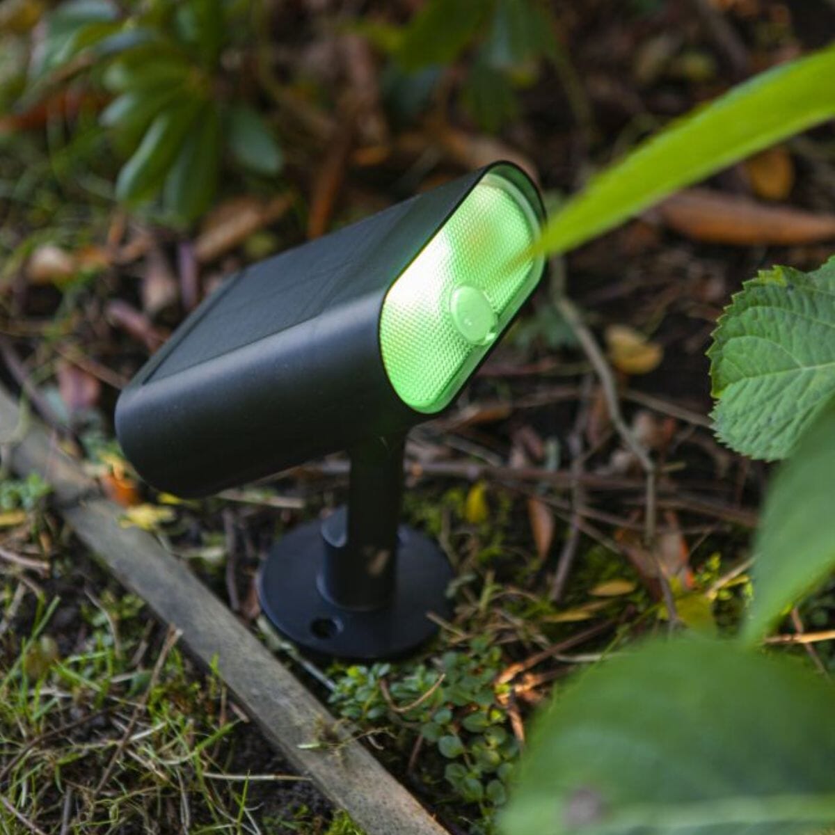 Ginbo Solar Ground Light - Matt Black Ground Lights Lutec