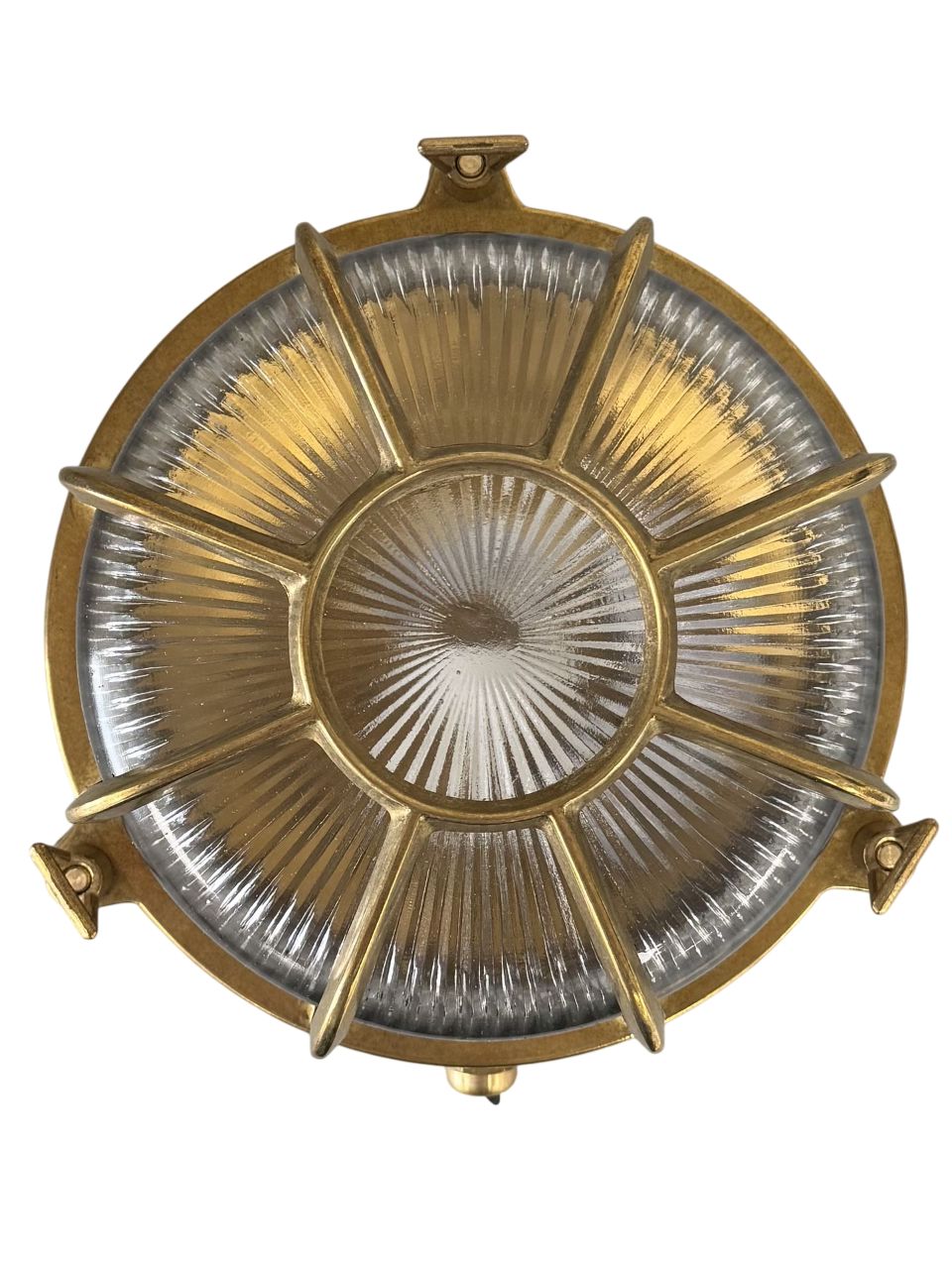Grand Capstan Bulkhead (Raw Brass) Wall Lights Navigator 