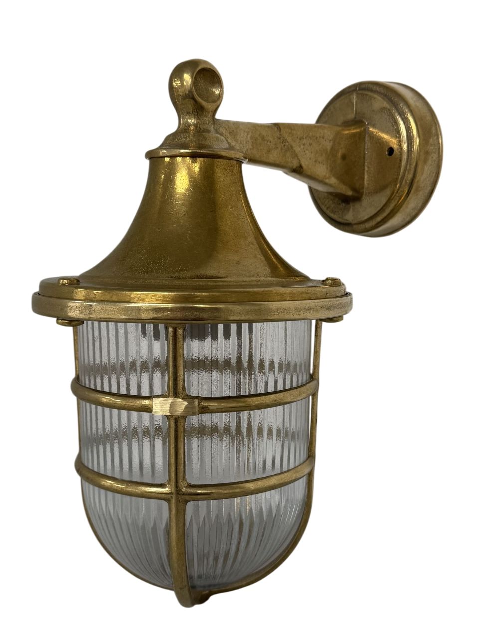 Grand Tiller Wall Lantern (Raw Brass) Lantern Lights Navigator 