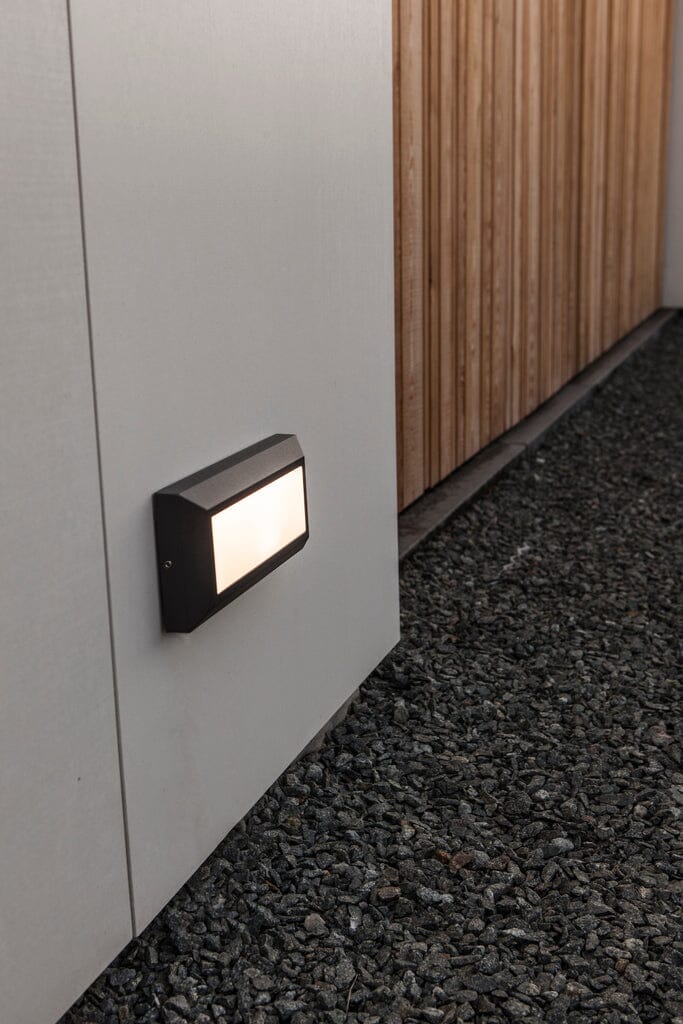 Helena Integrated LED Wall & Ceiling Light - Dark Grey - Rectangular Wall Lights Lutec 