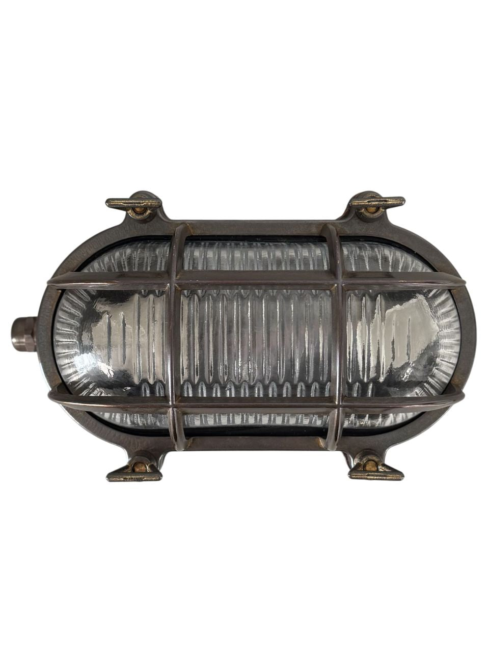 Horatio Junior Bulkhead (Antique Brass) Wall Lights Navigator 