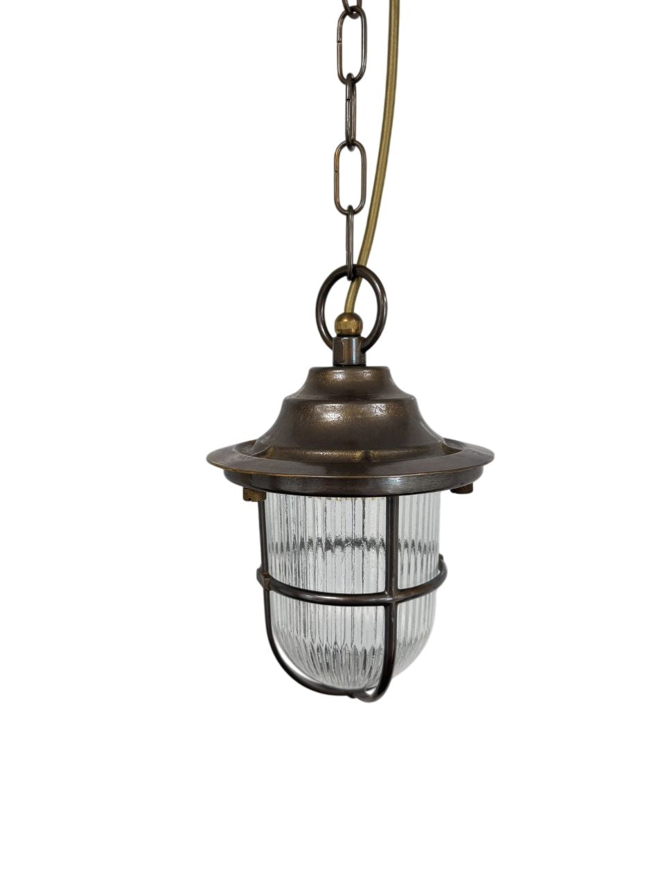 Hull Guard Pendant Lantern (Antique Brass) Lantern Lights Navigator 