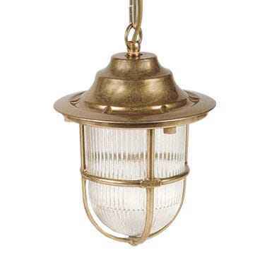 Hull Guard Pendant Lantern (Raw Brass) Lantern Lights Navigator 