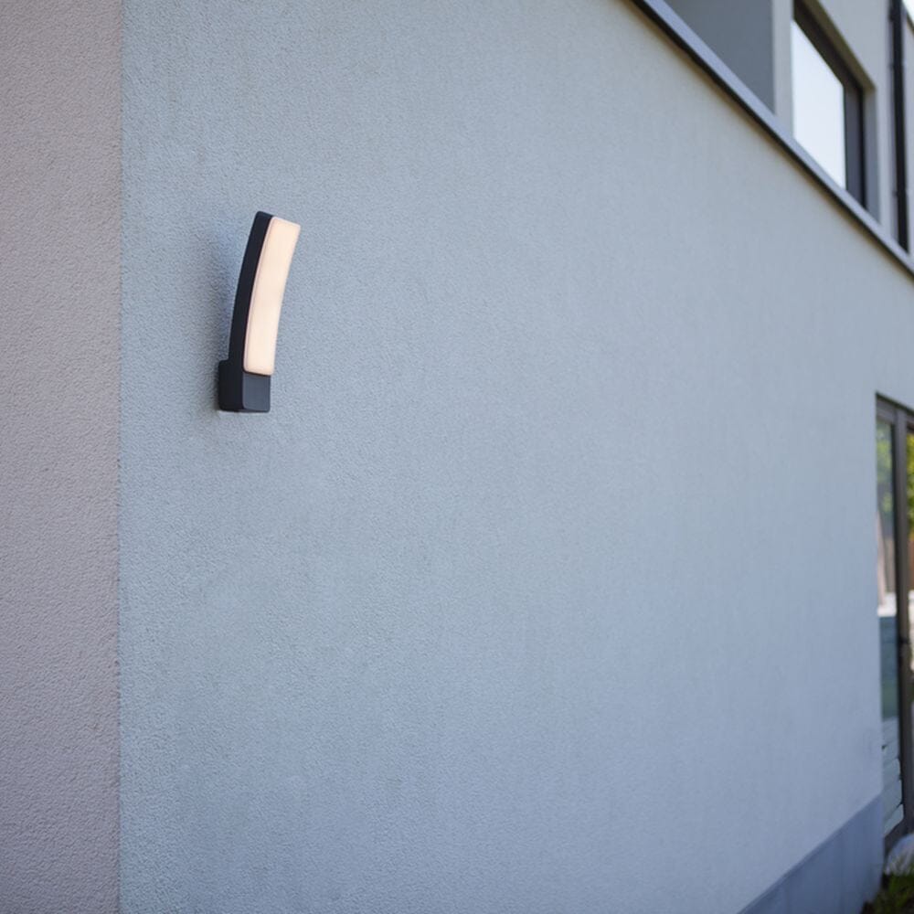 Kira Integrated LED Wall Light - Dark Grey Wall Lights Lutec 