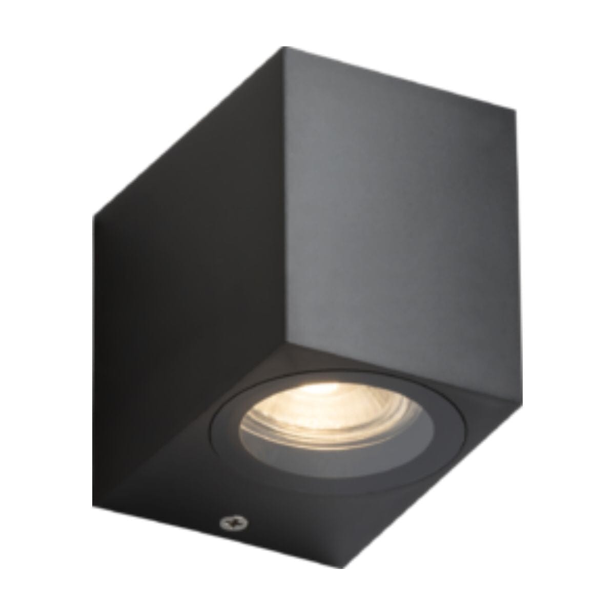 Knightsbridge Alana Polycarbonate Up/Down Wall light - Black Wall Lights Knightsbridge