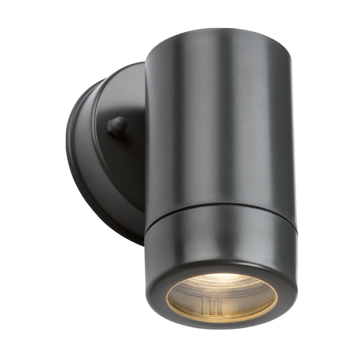 Knightsbridge Eamon Polycarbonate Single Wall Light Wall Lights Knightsbridge Anthracite