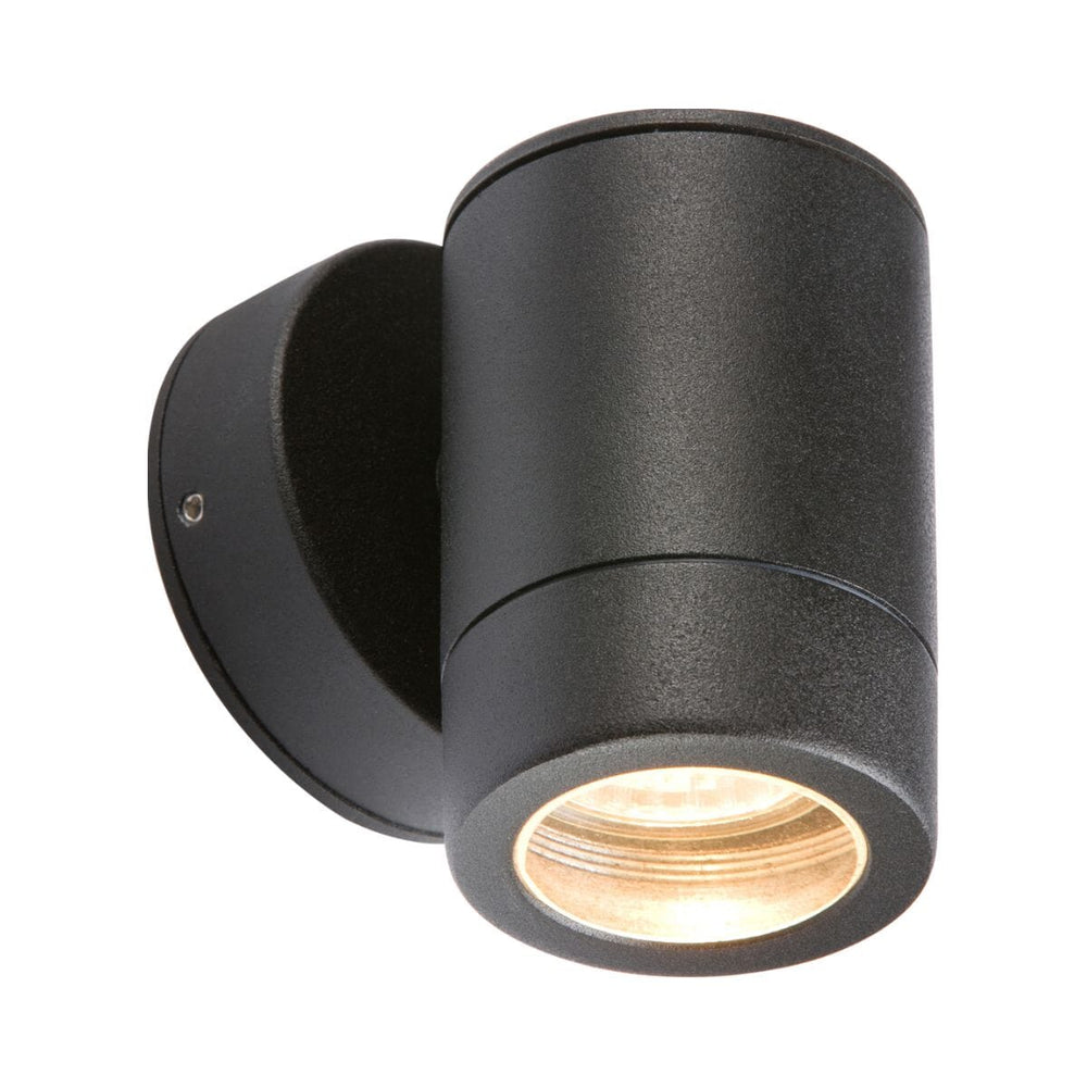 Knightsbridge Fixed Outdoor Wall Light - Black