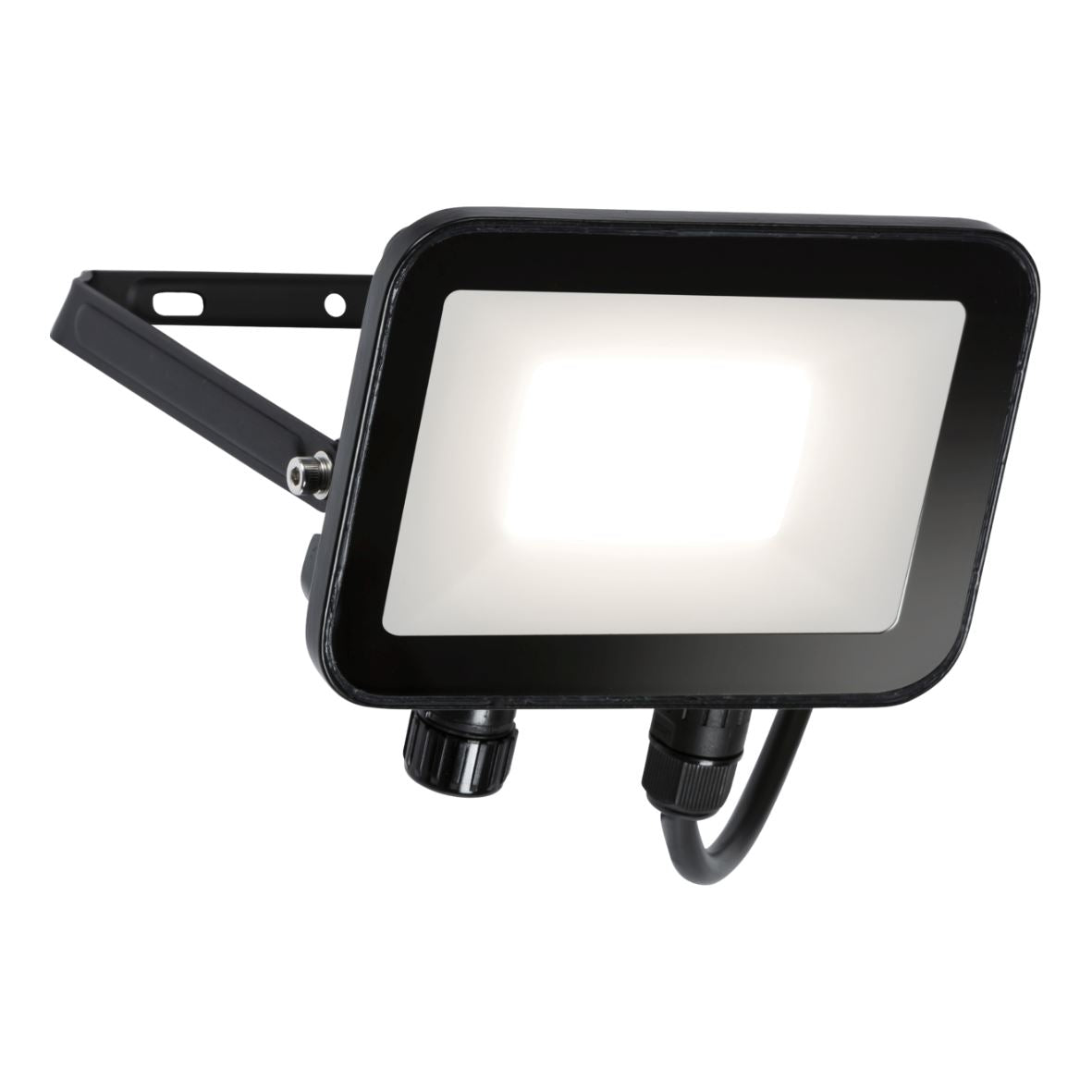 Knightsbridge LED Flood Light 20W - Black Outdoor-Lights.co.uk