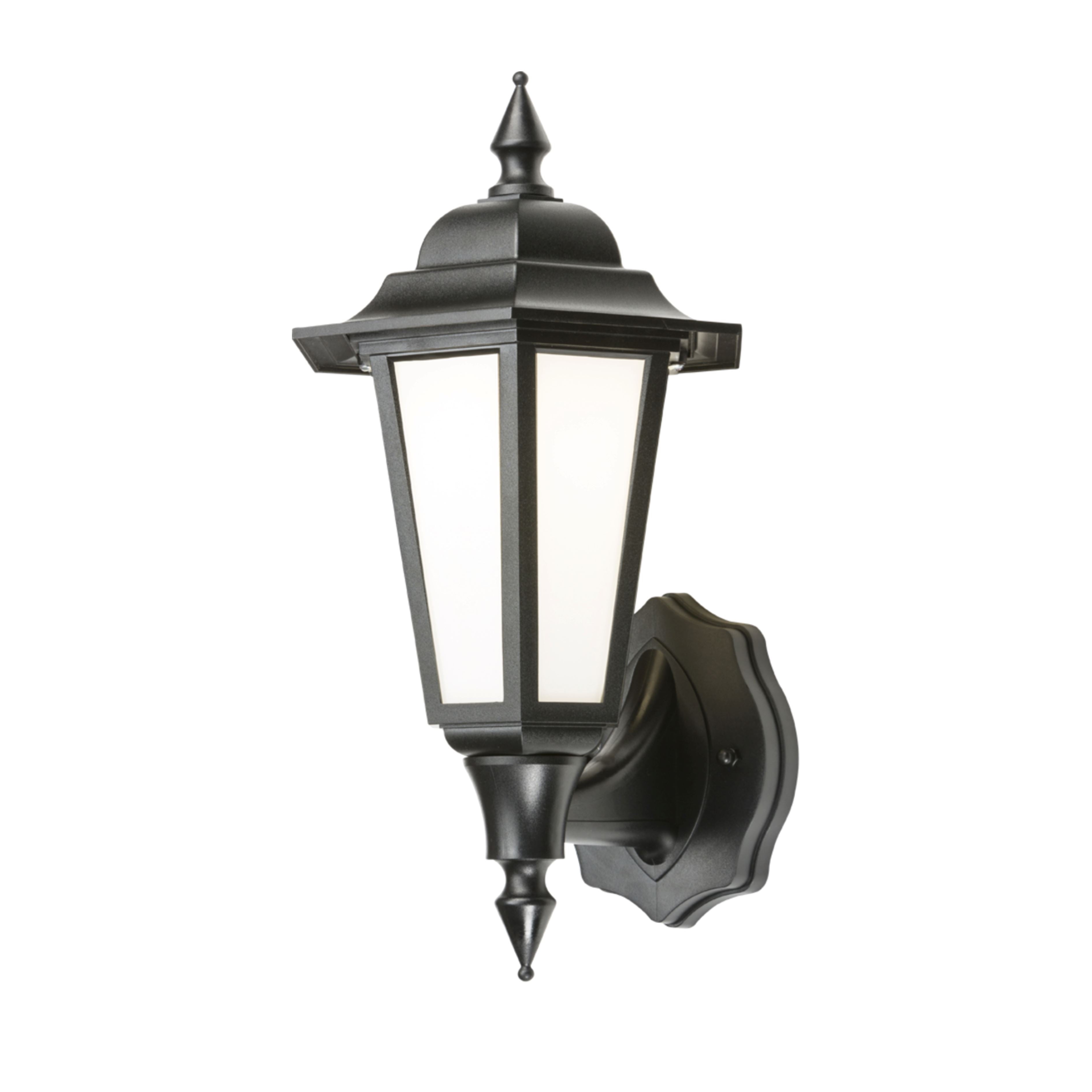 Knightsbridge LED Wall Lantern Wall Lights Knightsbridge Black