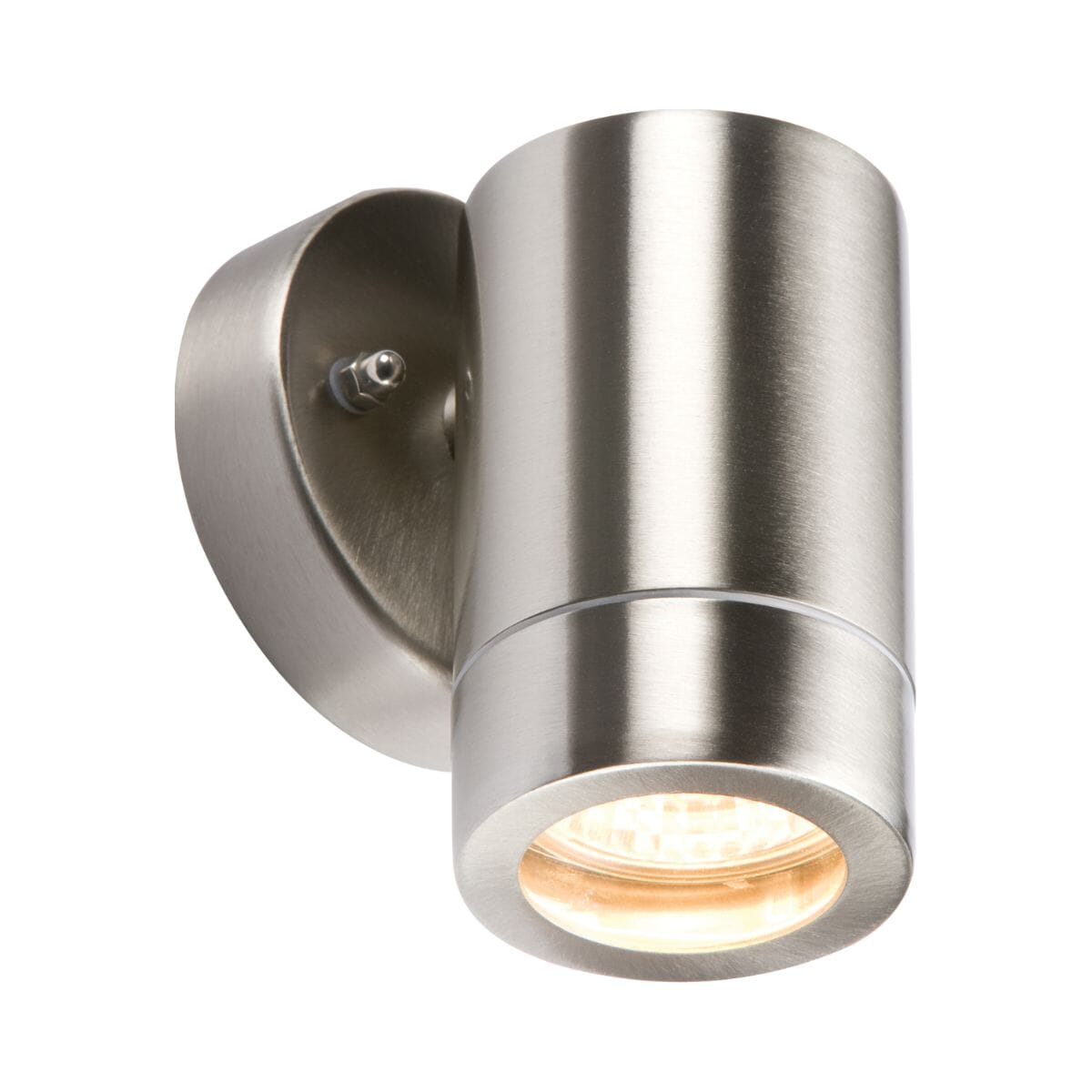 Knightsbridge Lightweight Fixed Wall Light - Stainless Steel Wall Lights Knightsbridge